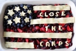 4th of july, close the camps, indian american activist padma lakshmi send a message to trump through a pie on 4th of july, Reese witherspoon