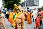London, telangana community in London, over 800 nris participate in bonalu festivities in london organized by telangana community, Chandrasekhar rao London, telangana community in London, over 800 nris participate in bonalu festivities in london organized by telangana community, Chandrasekhar rao