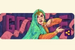 86th birth anniversary, google doodle, google celebrates madhubala s 86th birth anniversary, Madhubala