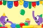google doodle new year 2018, google doodle january 16 2018, google doodle marks new year s eve with a pair of cute elephants, Penguins