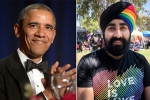 pride month, pride month, pride month 2019 sikh man s rainbow turban impresses barack obama, Pride month