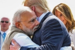 PM Narendra Modi, Melania Trump, pm modi welcome us president trump at ahmedabad, First official PM Narendra Modi, Melania Trump, pm modi welcome us president trump at ahmedabad, First official