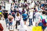 USA Protests against Trump breaking updates, USA Protests against Trump breaking, thousands of protesters take to streets in usa against trump s policies, Nia