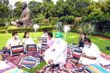 8 Rajya Sabha MP's Suspended from Upper House, Here's Why