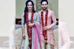 Saina nehwal and Parupalli Kashyap marriage photos, Saina and Kashyap gets married, saina nehwal parupalli kashyap gets married in private ceremony, Saina nehwal