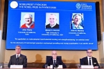 Nobel Prize 2025 in Physics, Nobel Prize 2025 in Physics announcement, three scientists get nobel prize in physics, Boom Nobel Prize 2025 in Physics, Nobel Prize 2025 in Physics announcement, three scientists get nobel prize in physics, Boom