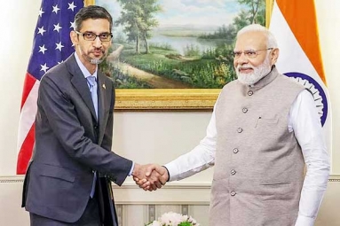 Sundar Pichai Briefs Modi about Google Investments Sundar Pichai Briefs Modi about Google Investments