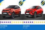 Tata Nexon and Curvv prices, Tata Nexon and Curvv safety, tata nexon and curvv score 5 stars in bharat ncap crash tests, Tata nexon ev