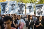 google employees, google employees, google employees across the world to stage sit in protest against workplace harassment, Google employees