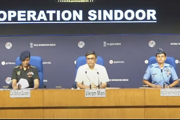 Two Women Officers take lead in the Briefing On Operation Sindoor