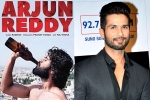 Shahid Kapoor news, Shahid Kapoor latest, arjun reddy goes to bollywood, Padmavati