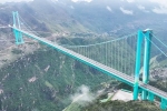 Huajiang Grand Canyon Bridge new updates, Huajiang Grand Canyon Bridge travel, china cuts travel of 2 hours to 2 mins with highest bridge, Banks