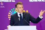 Emmanuel Macron India, Emmanuel Macron India, french president praises india s ai growth, Narendra modi
