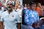 Roger Federer Vs Rafael Nadal Semi-Final, indian boy in Wimbledon 2019 Clash of Tennis, roger federer vs rafael nadal semi final indian origin boy seen engrossed in his book during wimbledon 2019 clash of tennis, Rafael nadal Roger Federer Vs Rafael Nadal Semi-Final, indian boy in Wimbledon 2019 Clash of Tennis, roger federer vs rafael nadal semi final indian origin boy seen engrossed in his book during wimbledon 2019 clash of tennis, Rafael nadal